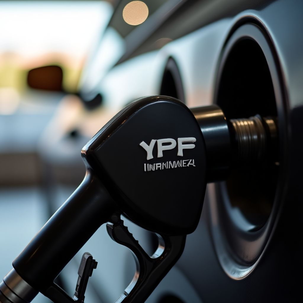 Surtidor de combustible INFINIA de YPF